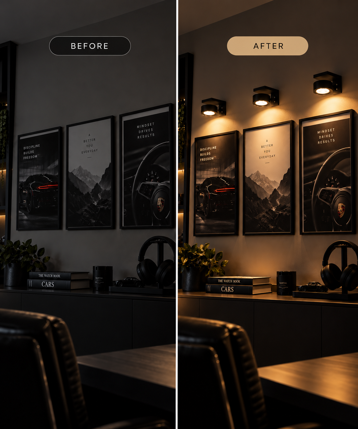 Magnetic Picture Light