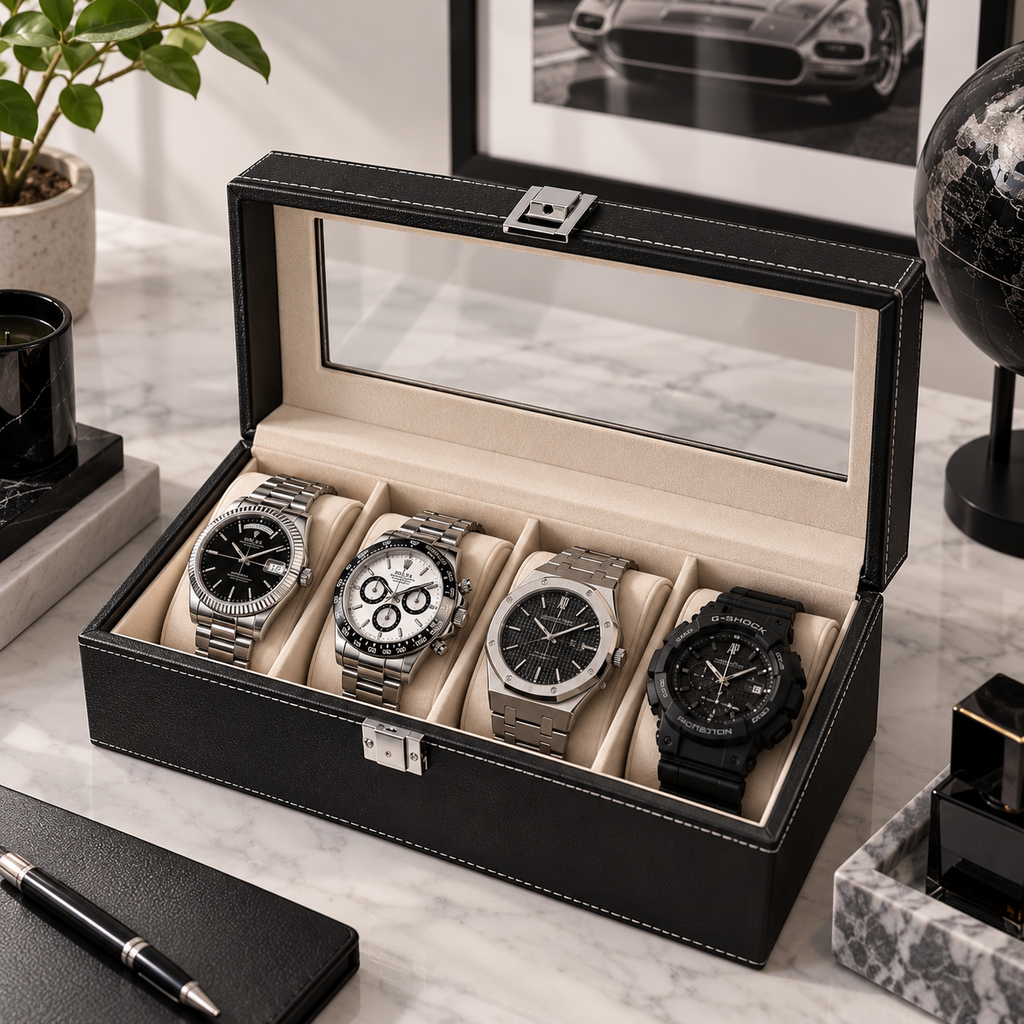 Men Watch Display Case