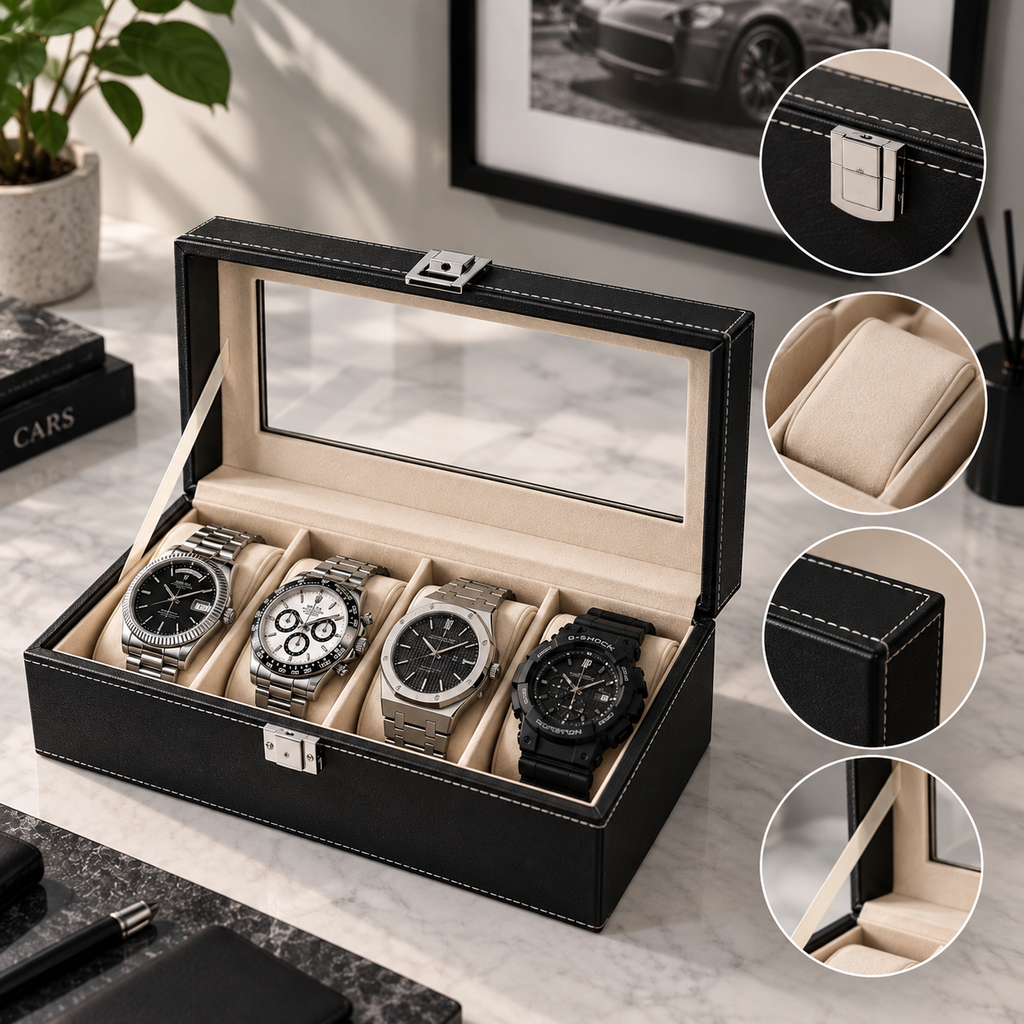 Men Watch Display Case