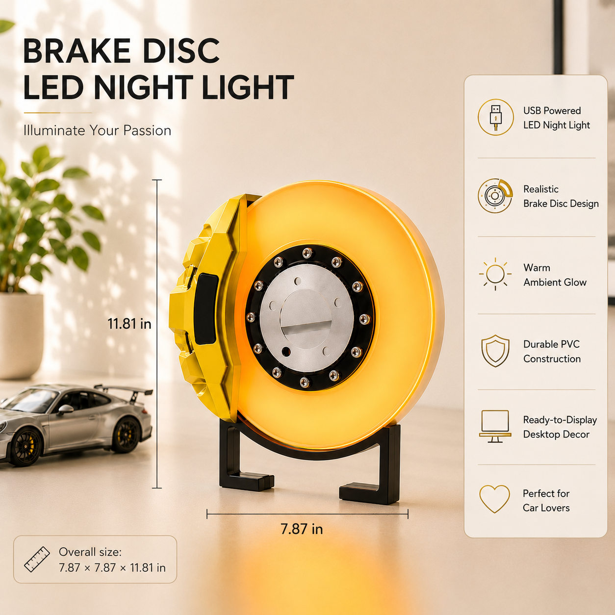 Racing Brake Disc Sign