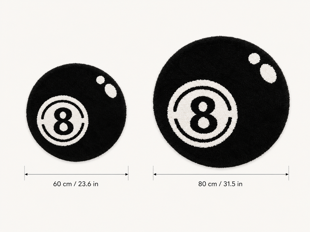 8 Ball Statement Rug