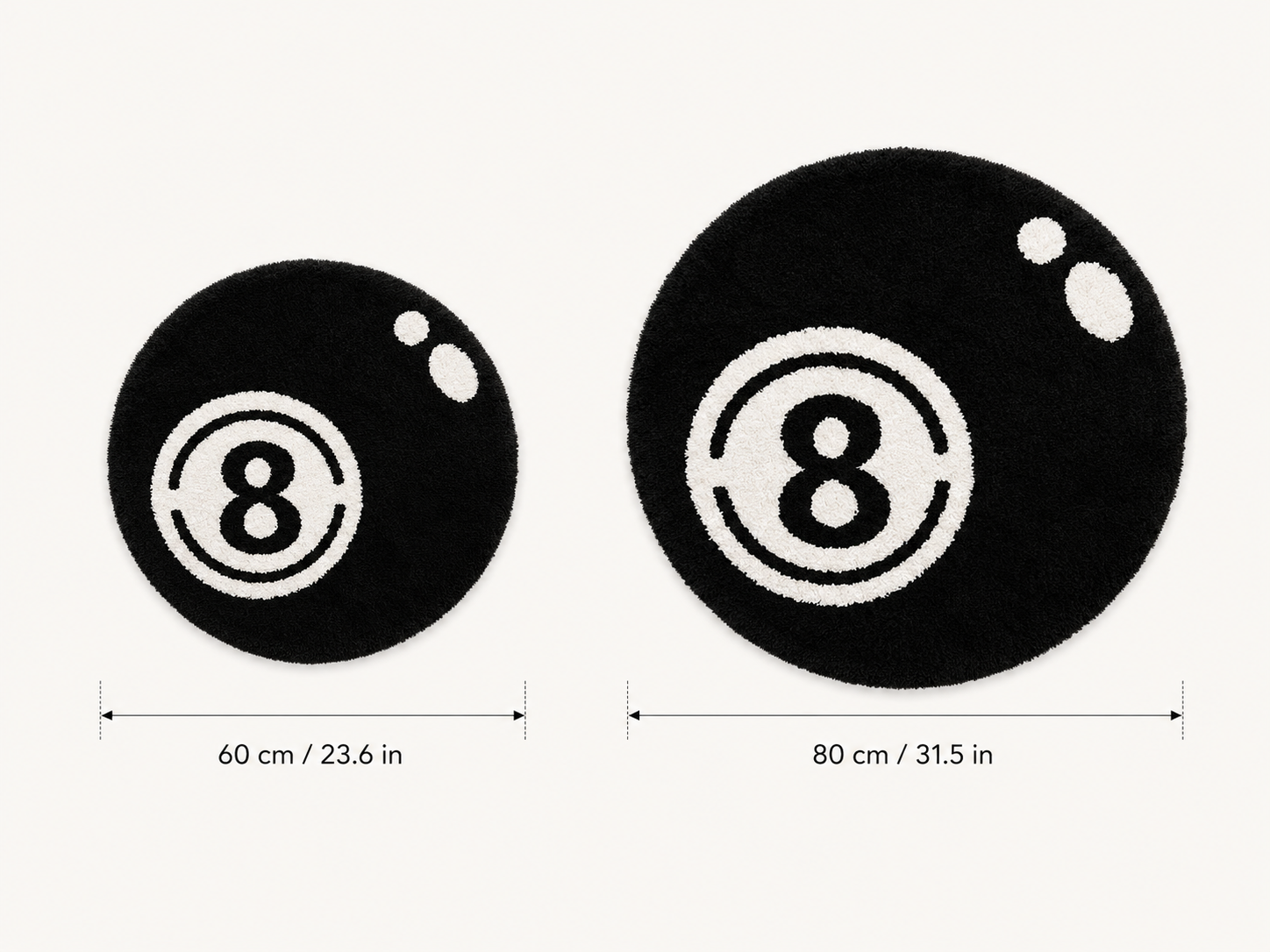 8 Ball Statement Rug