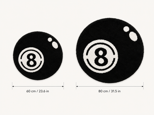 8 Ball Statement Rug