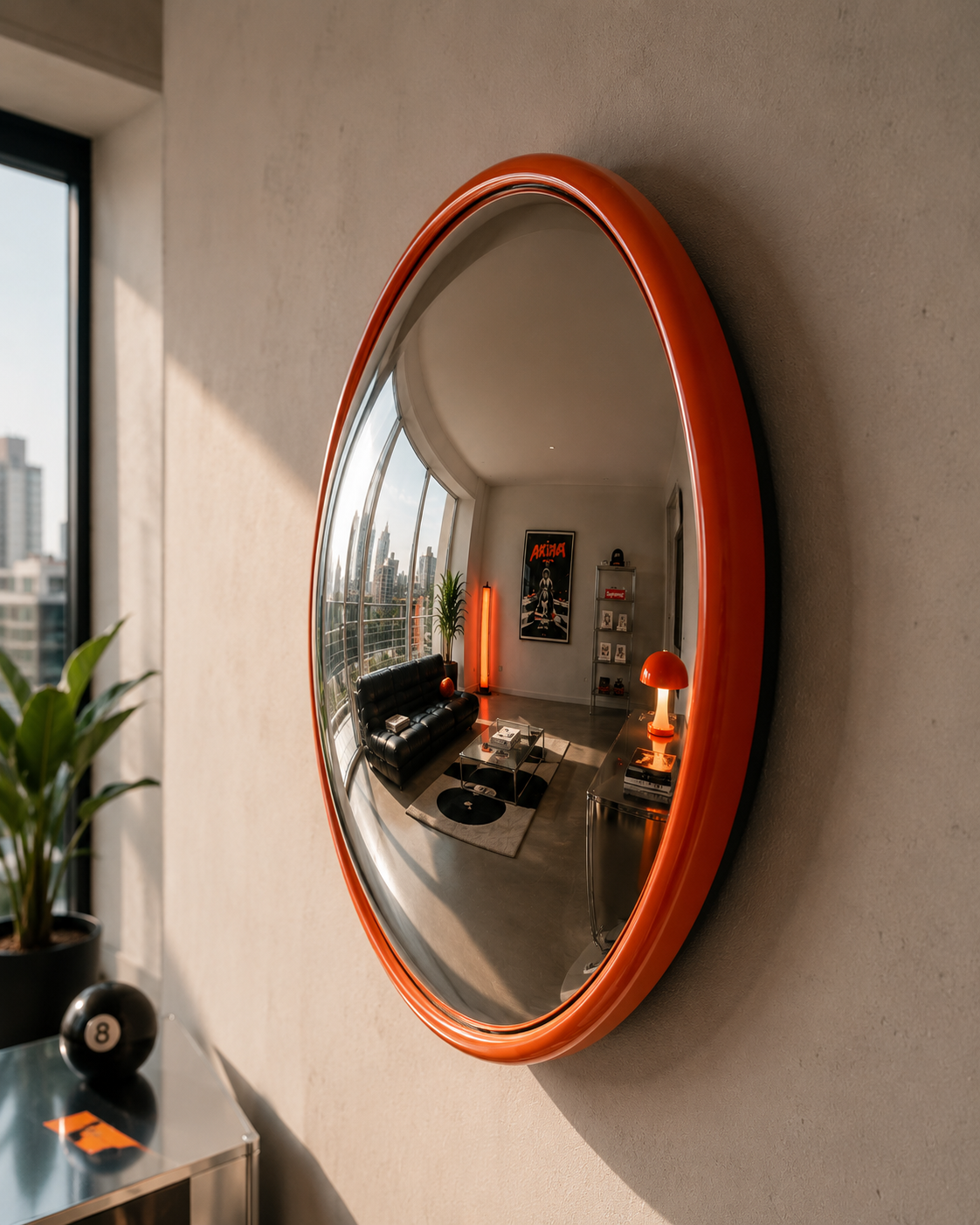 Curved Room Mirror