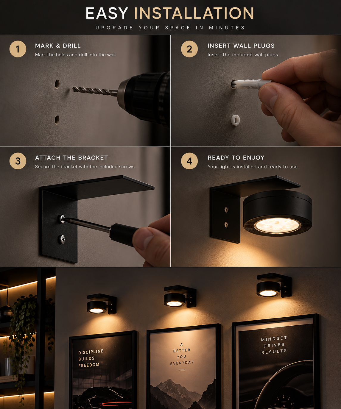Magnetic Picture Light