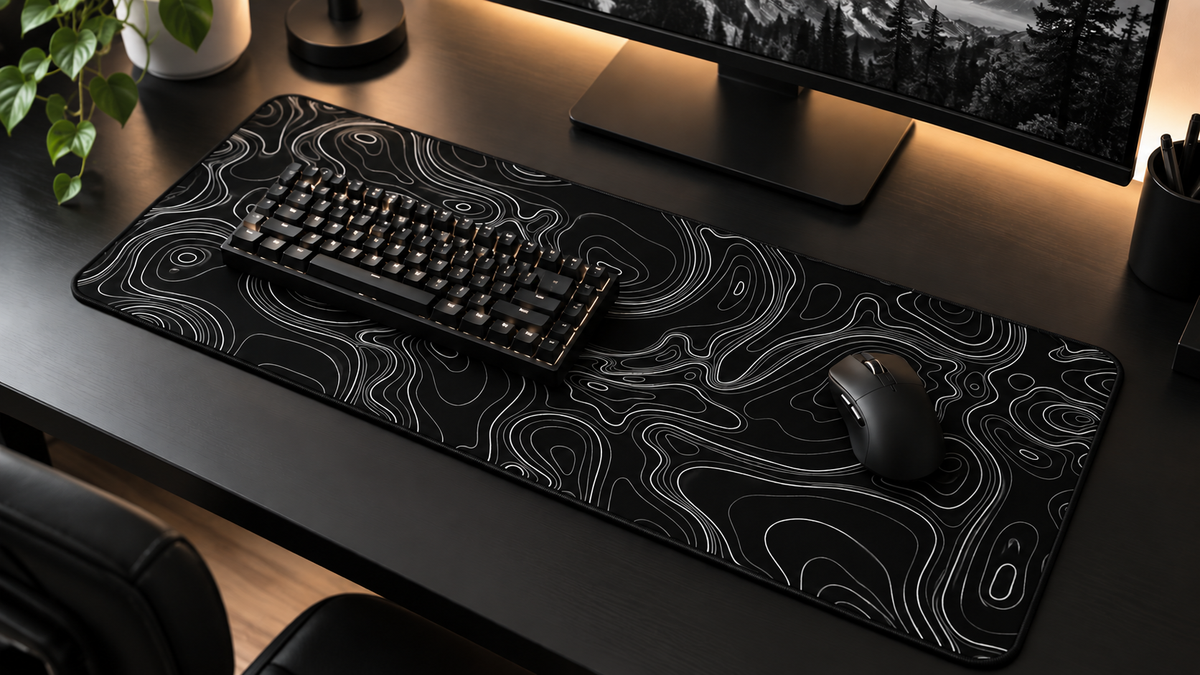 Topographic Desk Mat
